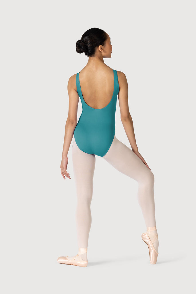  L3888LI - Bloch Microlux™ Nyla Gather Front & Low Back Womens Leotard in  colour
