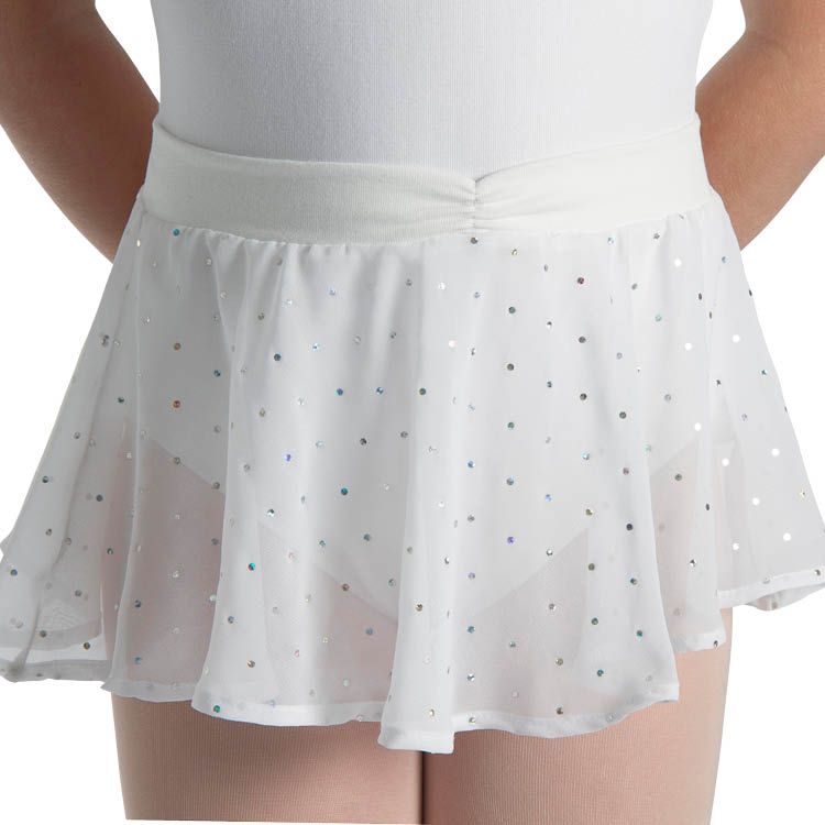 A55161G - Bloch Olesia Sequin Spotted Girls Skirt A55161G - Bloch Olesia Sequin Spotted Girls Skirt in  colour
