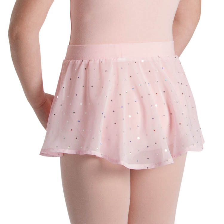 A55161G - Bloch Olesia Sequin Spotted Girls Skirt A55161G - Bloch Olesia Sequin Spotted Girls Skirt in  colour
