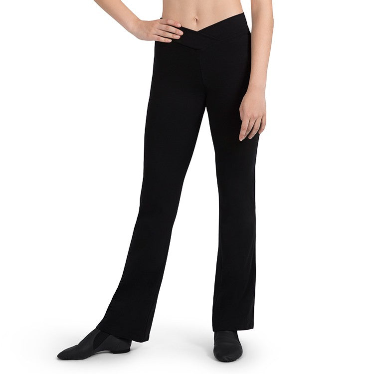 P3401LN Bloch V Front Womens Full Length Jazz Pants Bloch Australia