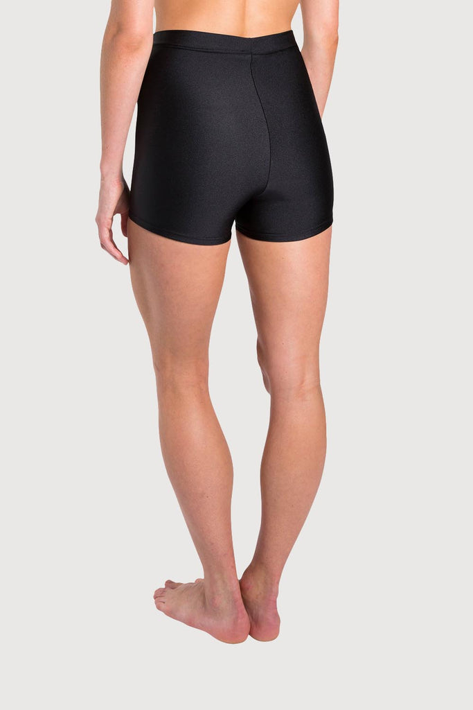  D3200 - Harper High Waist Womens Shiny Lycra Short in  colour

