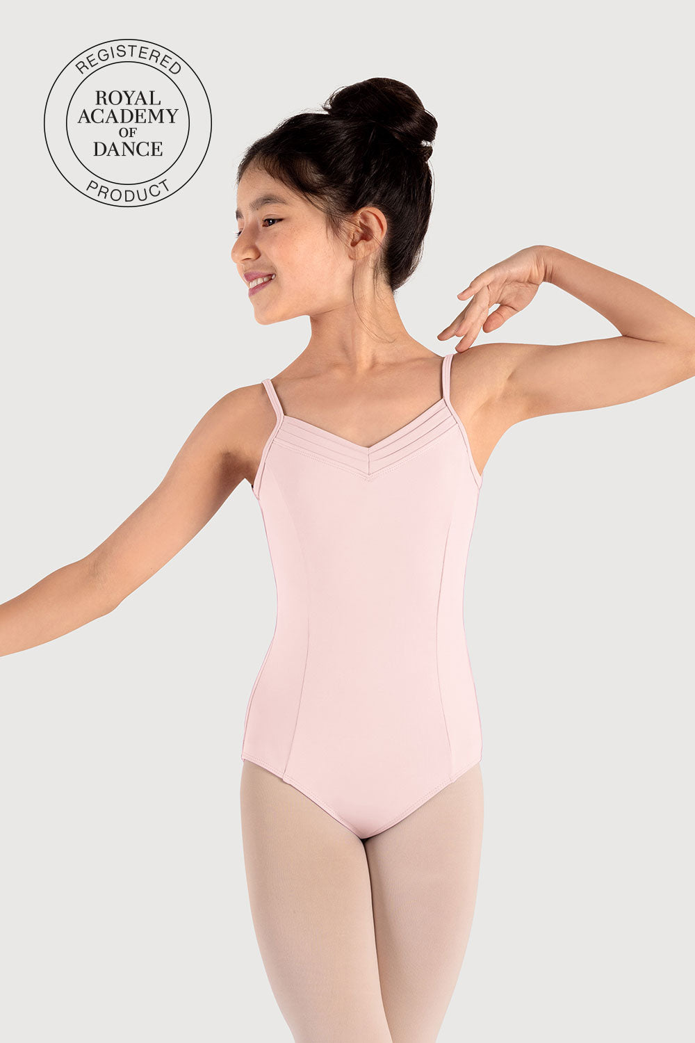LR5007G Bloch RAD Rosa Girls Examination Leotard