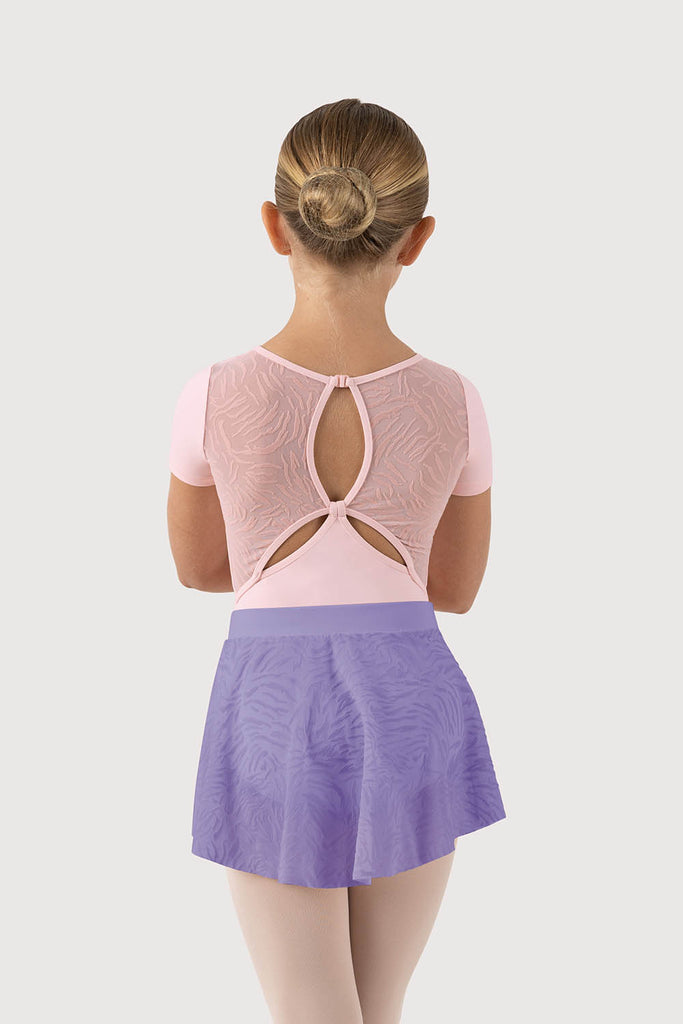  A51171G - Bloch Olivia Flocked Mesh Girls Skirt in  colour
