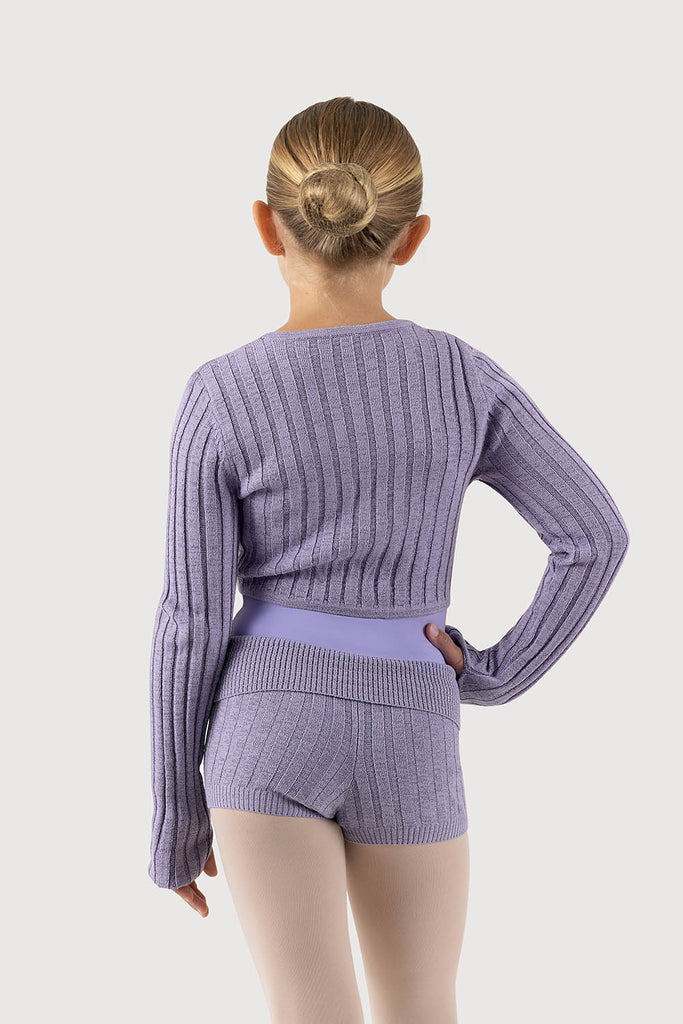  Z51079G - Bloch Viola Tiwst Front Girls Knitted Top in  colour
