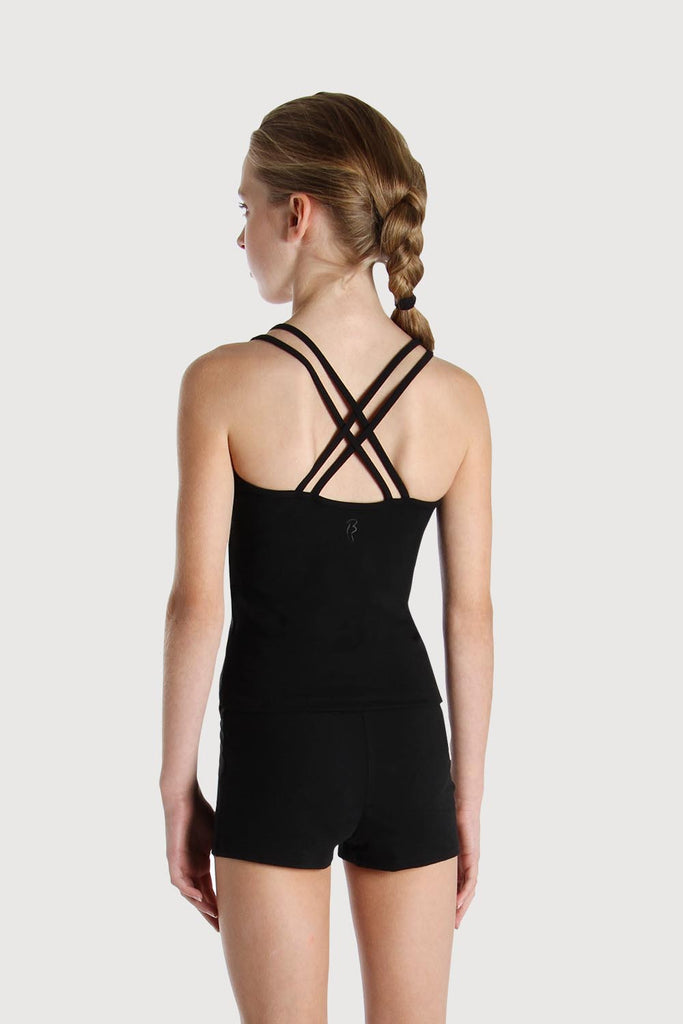  ZF5817G - Bloch Double Cross Girls Cami in  colour
