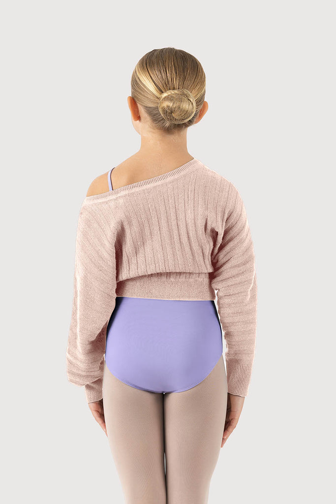  Z51189G - Bloch Jasmine Cropped Girls Knitted Sweater in  colour
