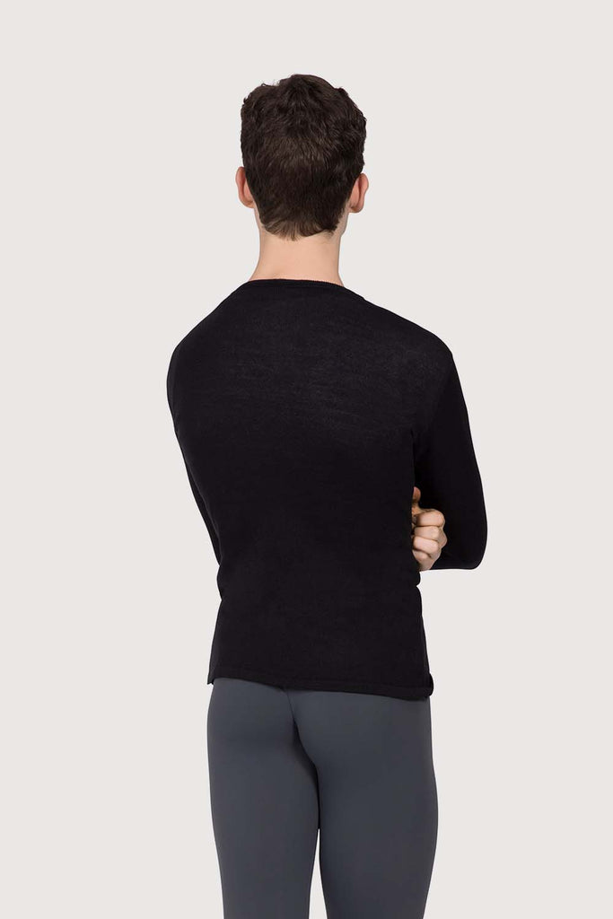 Z0107M - Bloch Vancouver V Neck Long Sleeve Mens Knitted Top in  colour
