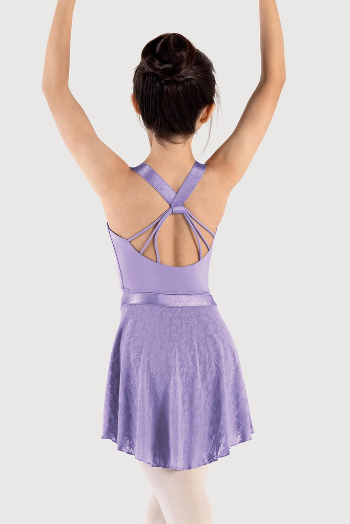  AM5902G - Mirella Girls Fixed Wrap Mesh Skirt in  colour
