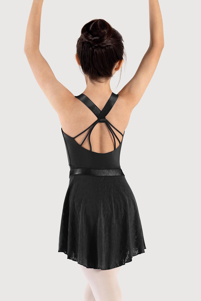  AM5902G - Mirella Girls Fixed Wrap Mesh Skirt in  colour
