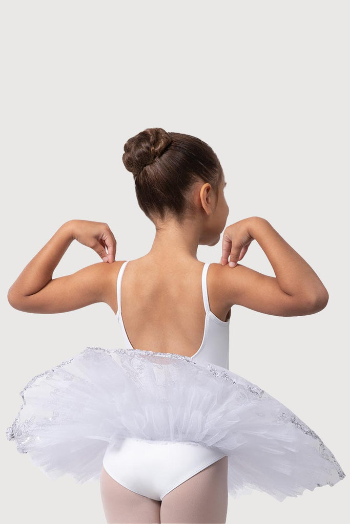  R0820G - Bloch 'Perlaida' Sequin Overlay Girls Tutu Dress in  colour
