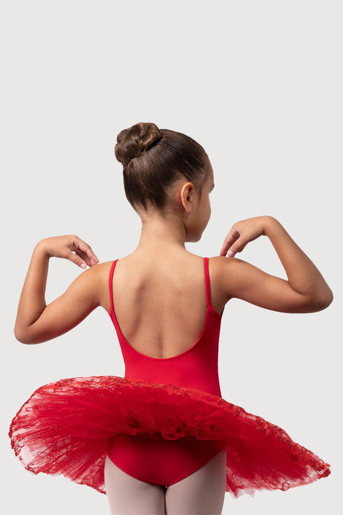  R0820G - Bloch 'Perlaida' Sequin Overlay Girls Tutu Dress in  colour
