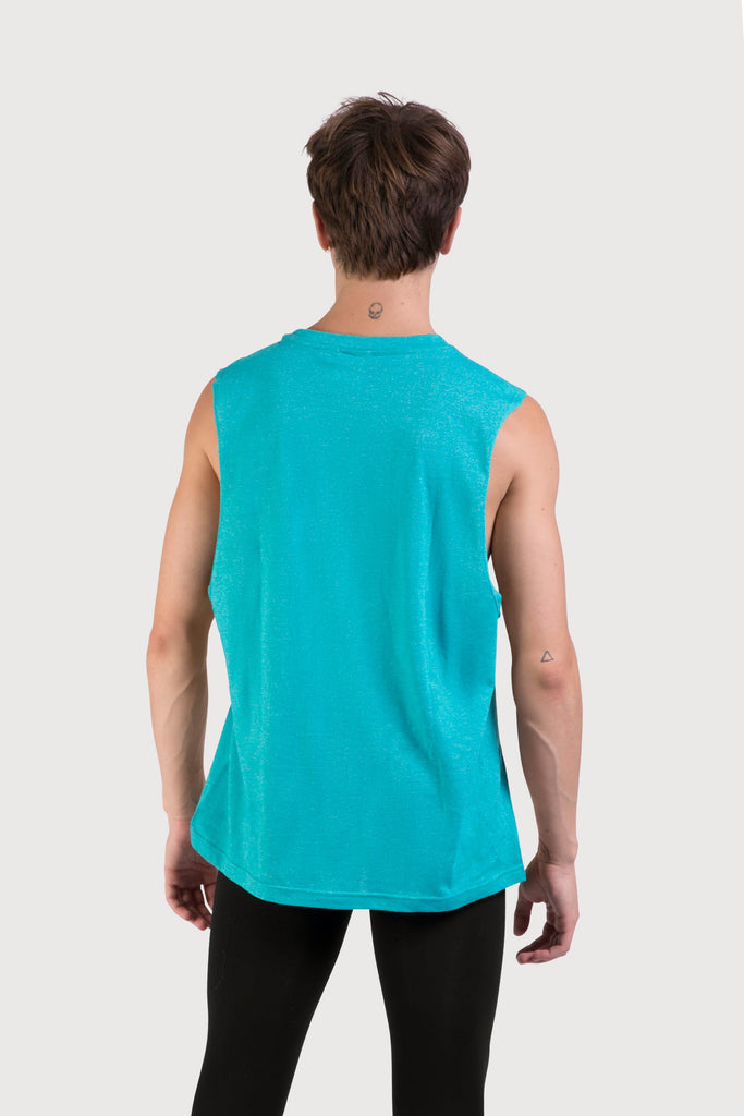  Z0403M - Bloch Harris Relaxed Drop Arm Mens Muscle Tank in  colour
