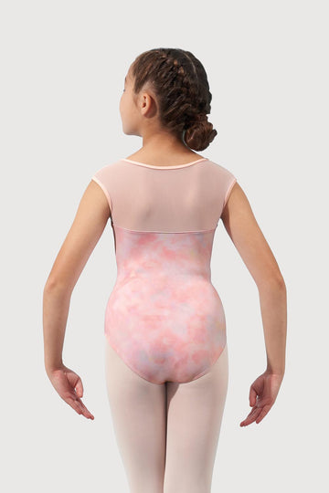 LM51553G
Mirella Watercolour Sweetheart Girls Cap Sleeve Leotard