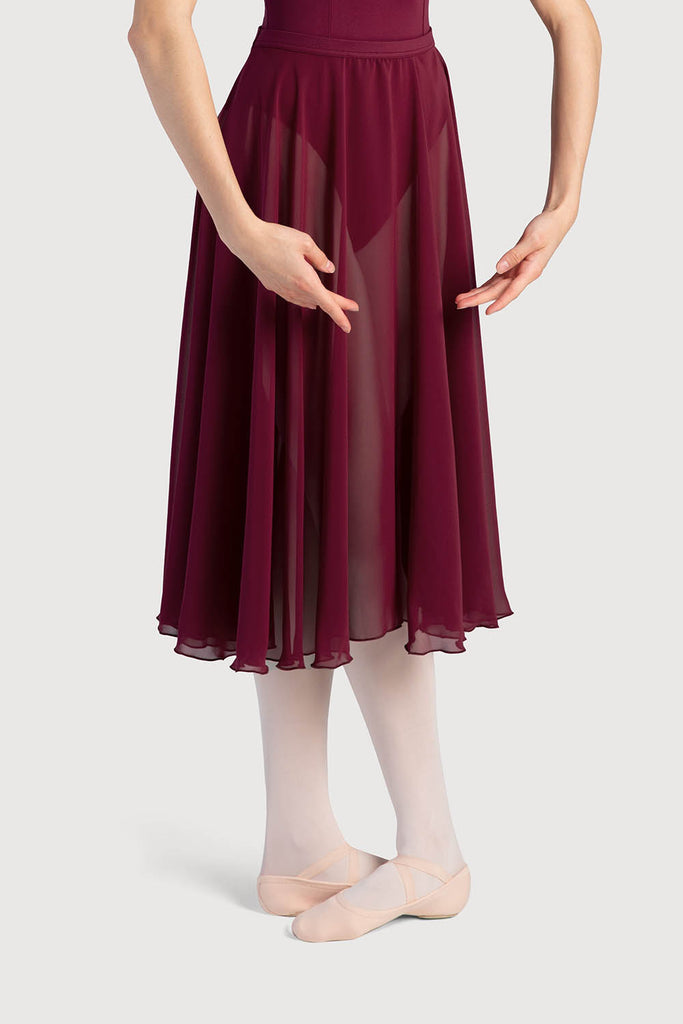  A0321L - Bloch Cambria Full Circle Chiffon Womens Skirt in  colour
