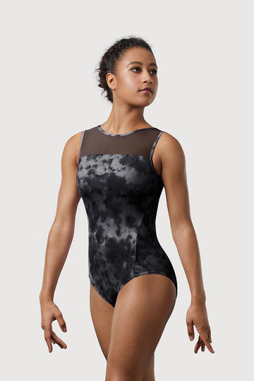 LM53102
Mirella Watercolour High Neck Womens Tank Leotard