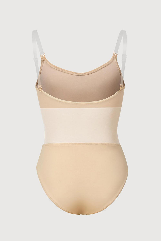 B53387G - Bloch Sunna Mesh Panel Girls Body Liner in  colour
