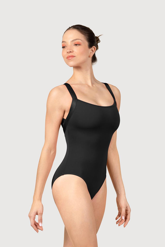  LM54044 - Mirella Lace Back Womens Tank Strap Leotard in  colour
