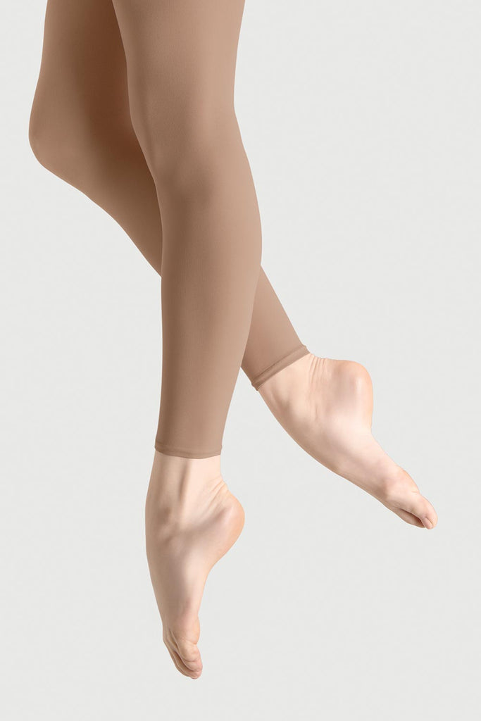 Bloch Ladies Footless Tights in Tan T0985L - The Dance Shop