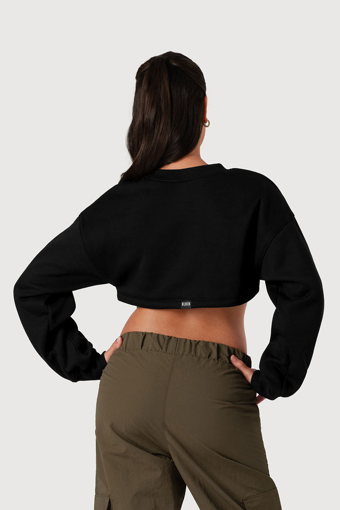 黒　S bold belt tops J55775G - Cropped Bolero Sweat – Bloch Australia