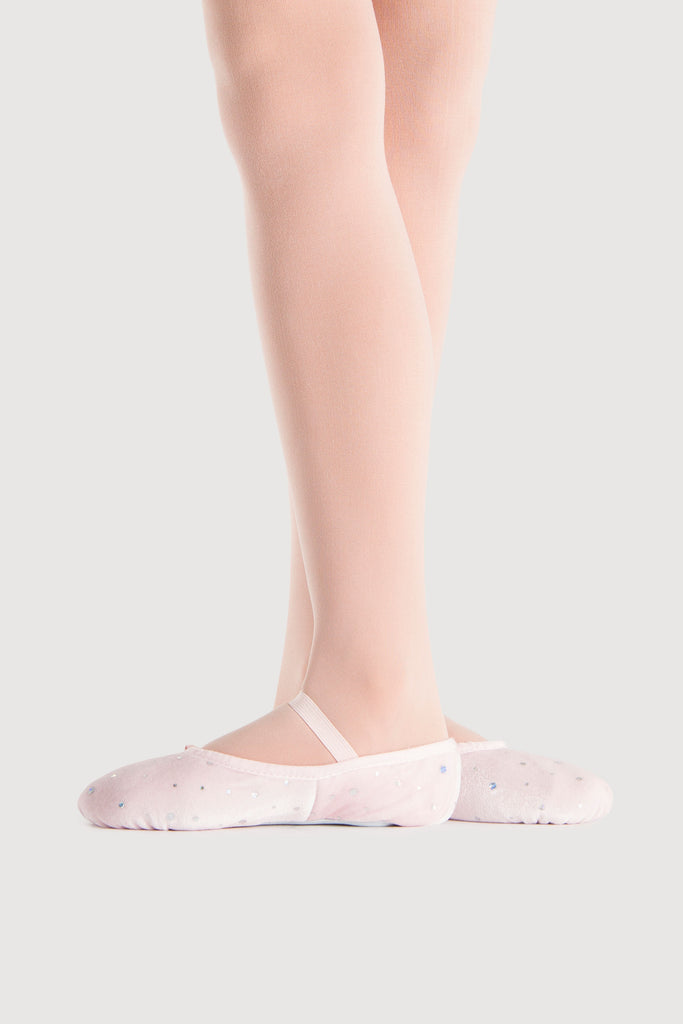  S0225GV - Bloch Velvet Bunny Hop Girls Ballet Flats in  colour
