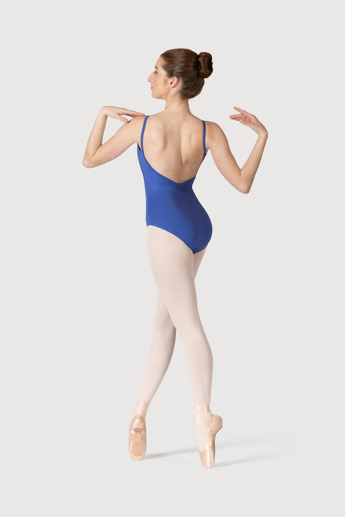  L3835SB - Bloch Microlux™ Cherie Princess Cami Gathered Front & Back Leotard in  colour
