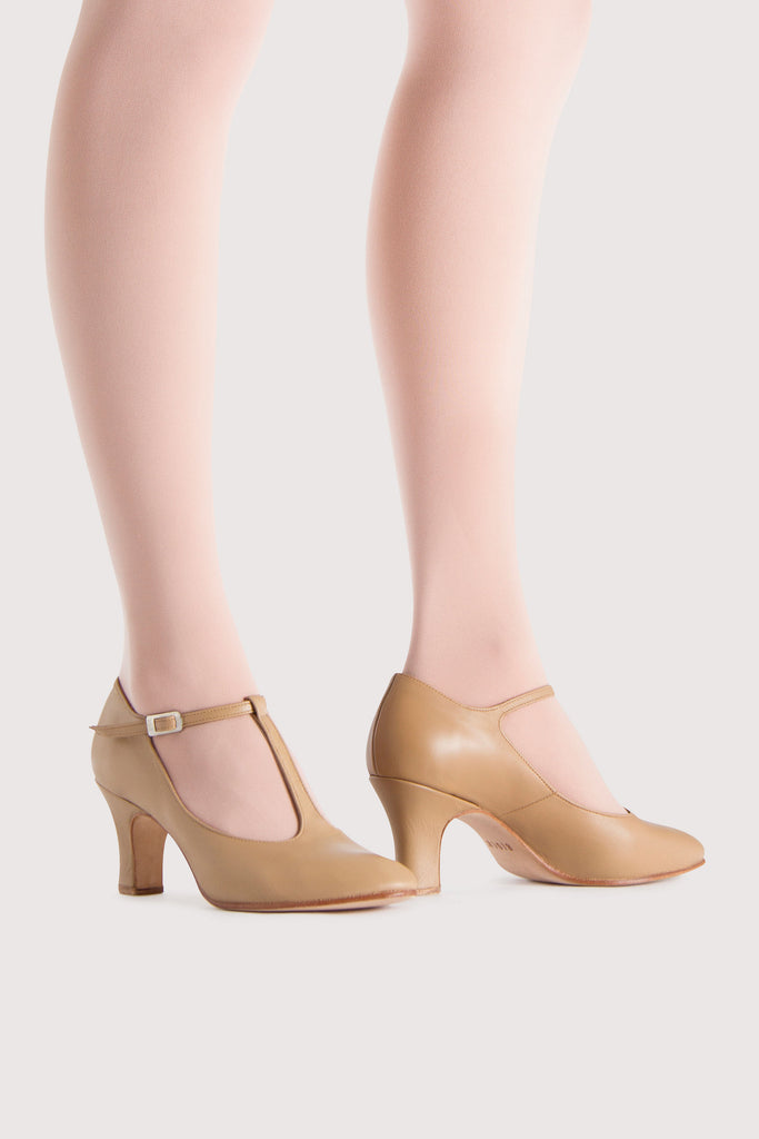  S0385 - Bloch Chord T-Bar Womens 76mm (3 inch) Heel in  colour
