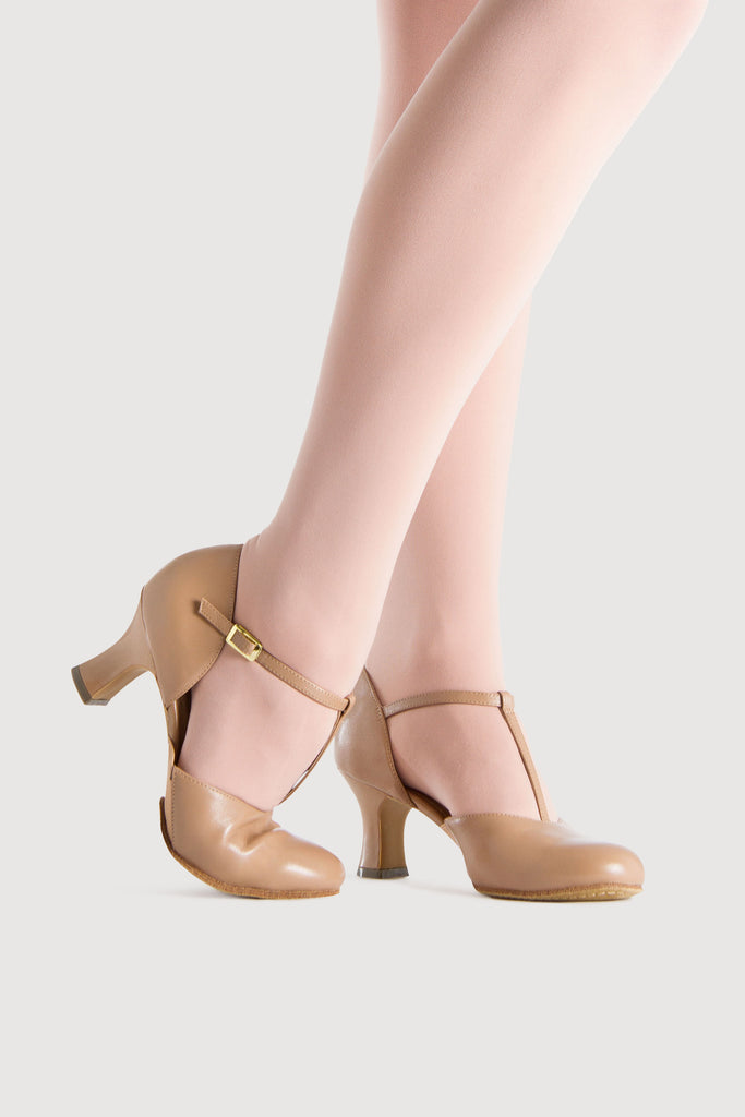  S0390 - Bloch Splitflex Womens 64mm (2 1/2 inch) Heel in  colour

