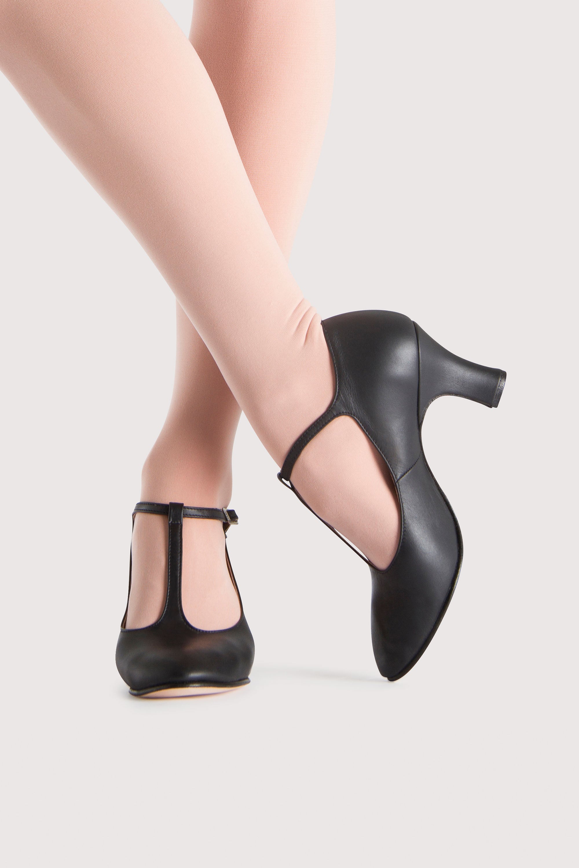 S0385 Bloch Chord T-Bar Womens 76mm (3 inch) Heel