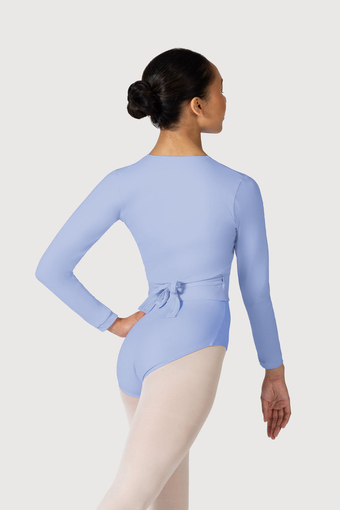  Z0858L - Bloch Overture Crossover Womens Long Sleeve Wrap Top in  colour
