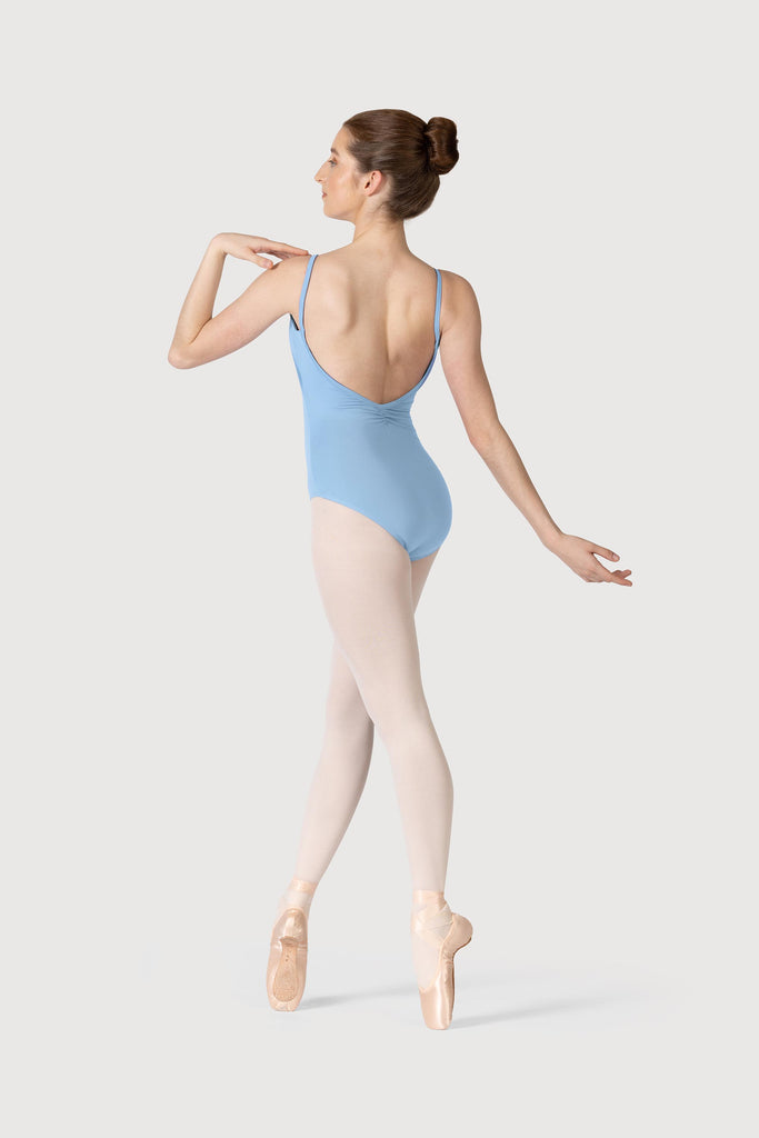 L3835SB - Bloch Microlux™ Cherie Princess Cami Gathered Front & Back Leotard in  colour
