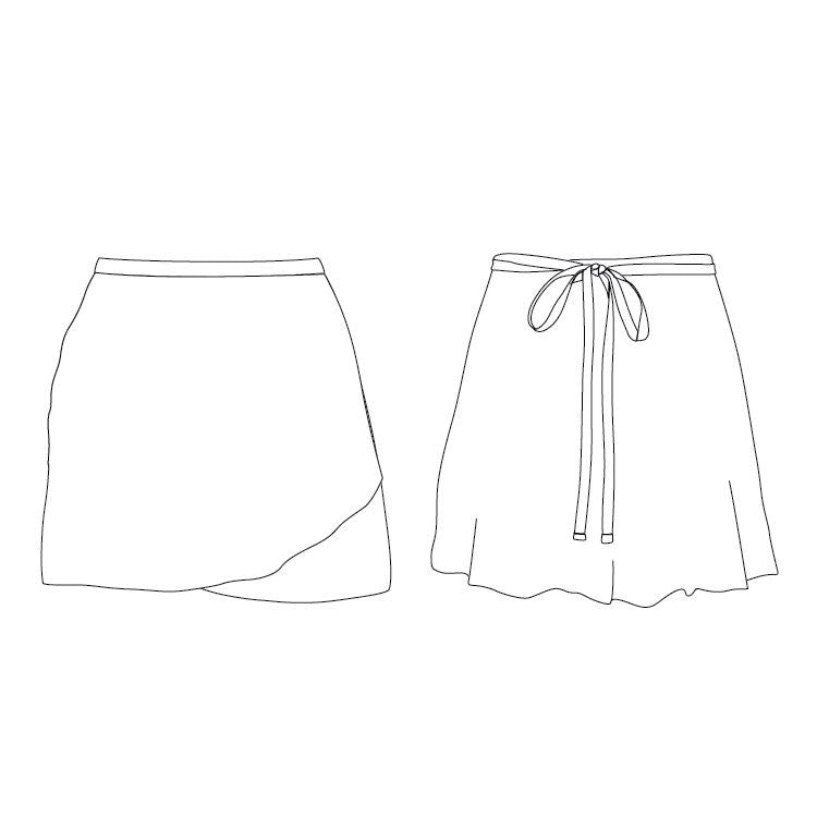 AM512 - Bloch Bronte Mirella Womens Skirt