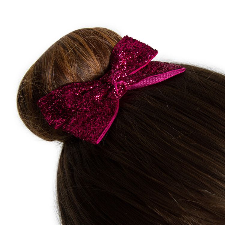 30094 - Glittered Ribbon Hair Bow