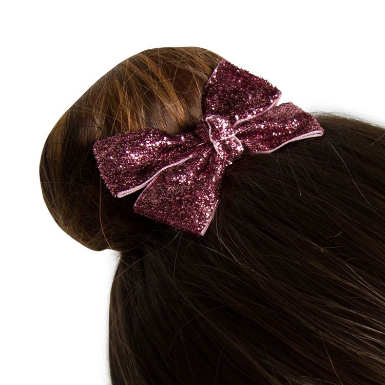 30094 - Glittered Ribbon Hair Bow