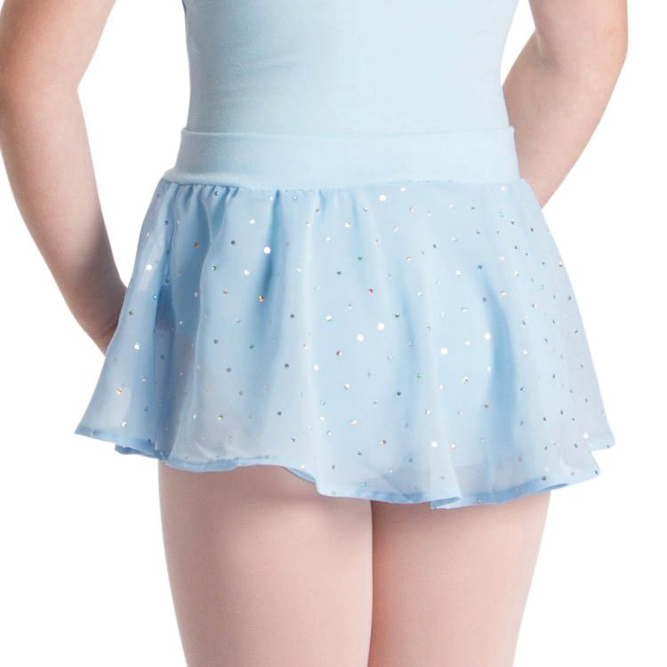A55161G - Bloch Olesia Sequin Spotted Girls Skirt