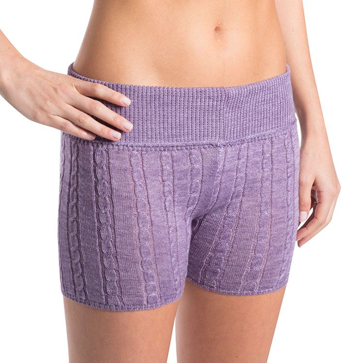 D0113 – Bloch Carezza Cable Knit Womens Fold Down Short