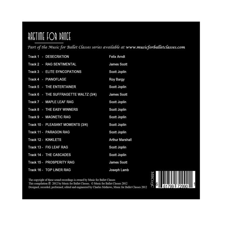 70130 – CD Ragtime For Dance By Charles Mathews 70130 - CD Ragtime For Dance By Charles Mathews in  colour
