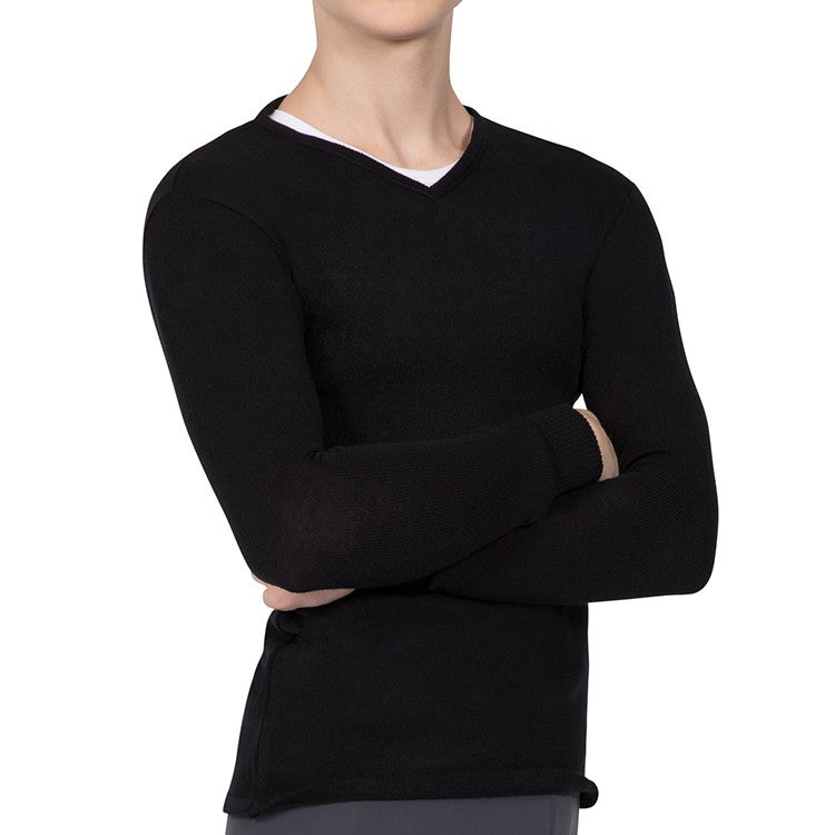 Z0107M – Bloch Vancouver V Neck Long Sleeve Mens Knitted Top