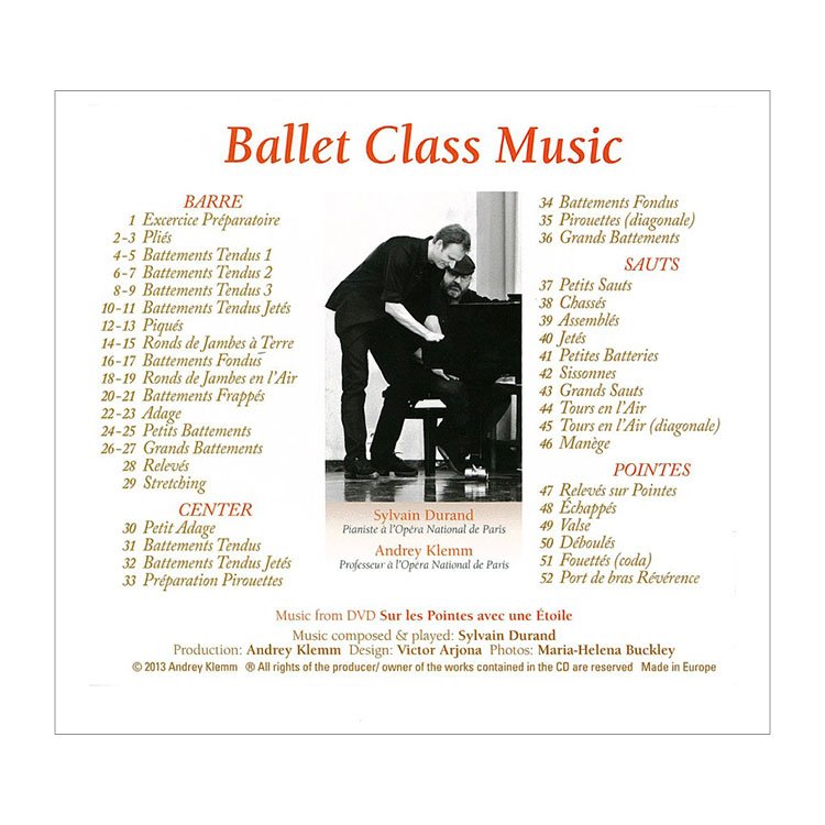 720000 – CD Ballet Class Music With Andrey Klemm 720000 - CD Ballet Class Music With Andrey Klemm in  colour
