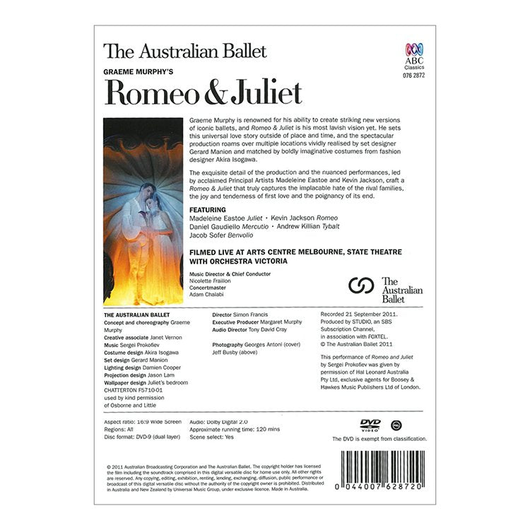 70089 – The Australian Ballet. Romeo & Juliet