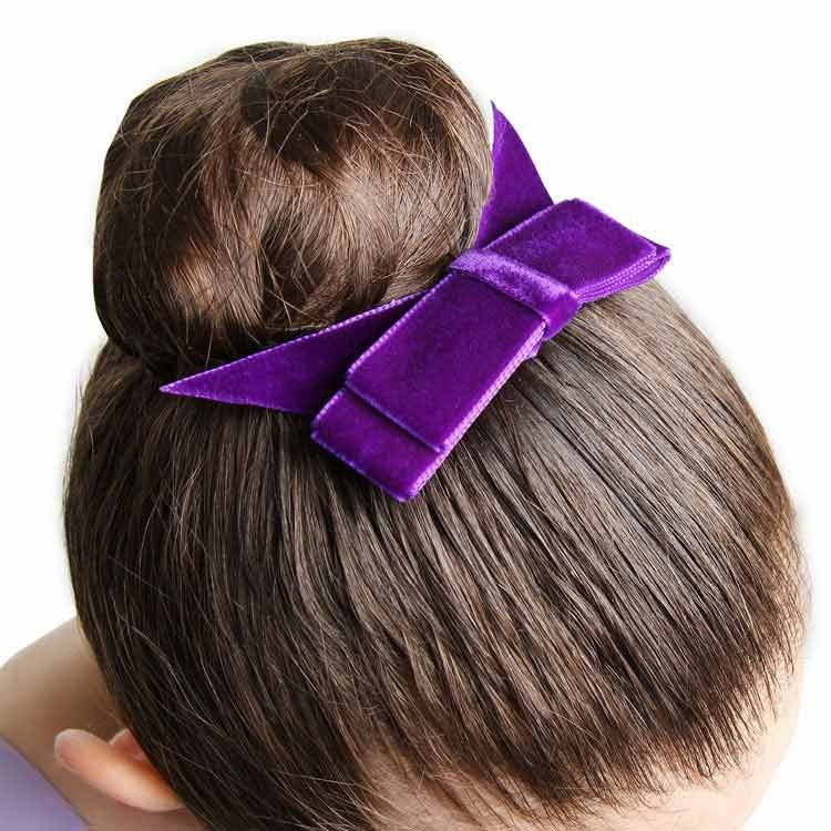 30123 - Haircomb Velvet Bow
